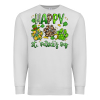 Dove Grey happy st. patricks day paws Premium Sweatshirt - Artiststas