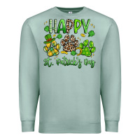 Seafoam happy st. patricks day paws Premium Sweatshirt - Artiststas