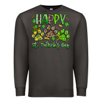 Smoke happy st. patricks day paws Premium Sweatshirt - Artiststas