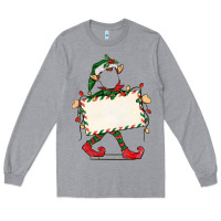 Heather Grey customize christmas elf Long Sleeve Tee - CowGirlArtShop