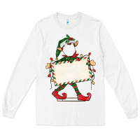 White customize christmas elf Long Sleeve Tee - CowGirlArtShop