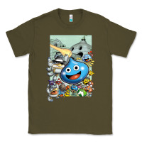Army Green dragon quest slime print Classic Tee - lanVoArt