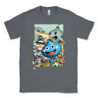 Charcoal Heather dragon quest slime print Classic Tee - lanVoArt