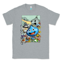 Heather Grey dragon quest slime print Classic Tee - lanVoArt