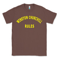 Chestnut Trending Winston Churchill Rules Classic Tee - lanVoArt