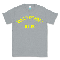 Heather Grey Trending Winston Churchill Rules Classic Tee - lanVoArt