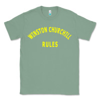 Sage Trending Winston Churchill Rules Classic Tee - lanVoArt