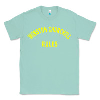 Seafoam Trending Winston Churchill Rules Classic Tee - lanVoArt