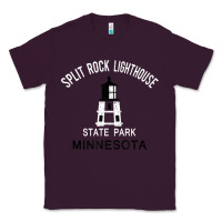 Plum Trending Split Rock Lighthouse Minnesota State Park Classic Tee - lanVoArt