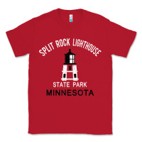 Red Trending Split Rock Lighthouse Minnesota State Park Classic Tee - lanVoArt