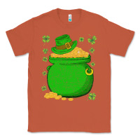 Copper ireland leprechaun hat pot of gold irish st patricks day Classic Tee - lanVoArt