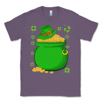 Lavender ireland leprechaun hat pot of gold irish st patricks day Classic Tee - lanVoArt
