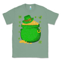 Ireland Leprechaun Hat Pot Of Gold Irish St Patricks Day Classic Tee | Teevron