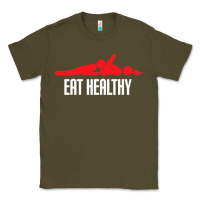 Army Green funny eat healthy sexy tee mens rude valentine day gifts Classic Tee - lanVoArt