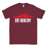 Burgundy funny eat healthy sexy tee mens rude valentine day gifts Classic Tee - lanVoArt