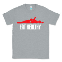 Heather Grey funny eat healthy sexy tee mens rude valentine day gifts Classic Tee - lanVoArt