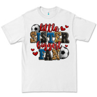 White little sister biggest fan soccer Premium Tee - Jasminsmagicworld