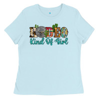 Baby Blue rodeo kind of girl Ladies Tee - Artiststas