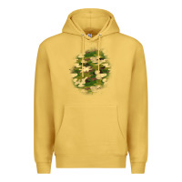 Antique Gold camouflage patch 5 Premium Hoodie - BundleAndBundleShop