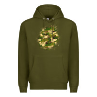 Army Green camouflage patch 5 Premium Hoodie - BundleAndBundleShop