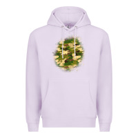 Lilac camouflage patch 5 Premium Hoodie - BundleAndBundleShop