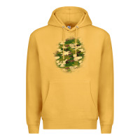 Mustard camouflage patch 5 Premium Hoodie - BundleAndBundleShop