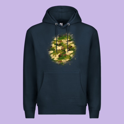 Camouflage Patch 5 Premium Hoodie Designed By Bundleandbundleshop