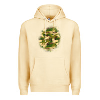 Pina Colada camouflage patch 5 Premium Hoodie - BundleAndBundleShop