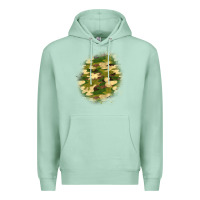 Seafoam camouflage patch 5 Premium Hoodie - BundleAndBundleShop