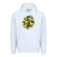 White camouflage patch 5 Premium Hoodie - BundleAndBundleShop