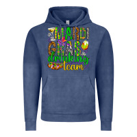 Vintage Denim Mardi Gras drinking team Vintage Hoodie - HowdyJamesFarm