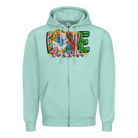 Love Came Down Zipper Hoodie | Teevron