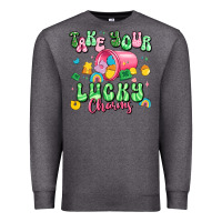 Charcoal Heather take your lucky charms st patricks Premium Sweatshirt - Artiststas