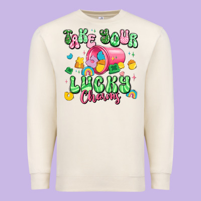 Take Your Lucky Charms St Patricks Premium Sweatshirt Designed By Artiststas