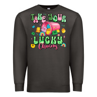 Smoke take your lucky charms st patricks Premium Sweatshirt - Artiststas
