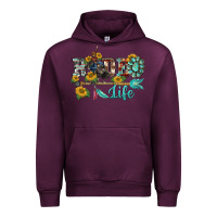 Mauve Wine western rodeo bullfighter  life turquoise's gemstones arrow sunflowers Urban Hoodie - BarkalooDesign