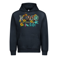 Navy western rodeo bullfighter  life turquoise's gemstones arrow sunflowers Urban Hoodie - BarkalooDesign