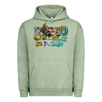 Pigment Oil Green western rodeo bullfighter  life turquoise's gemstones arrow sunflowers Urban Hoodie - BarkalooDesign