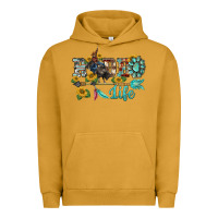 Pigment Peanut Butter western rodeo bullfighter  life turquoise's gemstones arrow sunflowers Urban Hoodie - BarkalooDesign