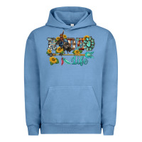 Pigment Pebble Blue western rodeo bullfighter  life turquoise's gemstones arrow sunflowers Urban Hoodie - BarkalooDesign