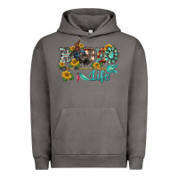 Pigment Tornado western rodeo bullfighter  life turquoise's gemstones arrow sunflowers Urban Hoodie - BarkalooDesign