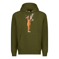 Army Green vector despicable me Premium Hoodie - lanVoArt