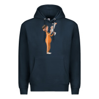 Navy vector despicable me Premium Hoodie - lanVoArt