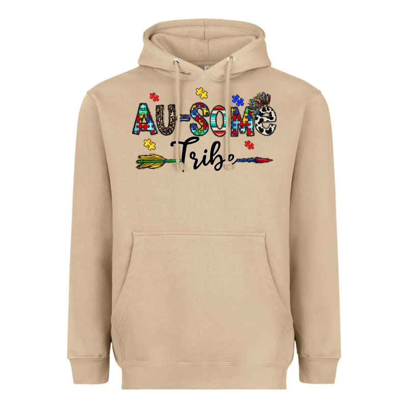 Au Some Tribe Heavyweight Hoodie by CowhideDigitalArt | Teevron