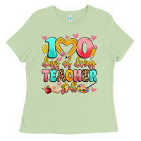 Matcha 100 days of doing teacher stuff Ladies Tee - Artiststas