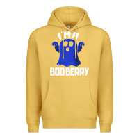 Antique Gold Boo Berry Halloween Funny Blueberry for Berries Fans Premium Premium Hoodie - lanVoArt
