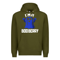 Army Green Boo Berry Halloween Funny Blueberry for Berries Fans Premium Premium Hoodie - lanVoArt