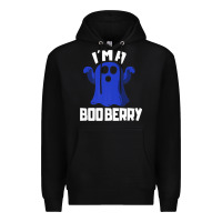 Black Boo Berry Halloween Funny Blueberry for Berries Fans Premium Premium Hoodie - lanVoArt