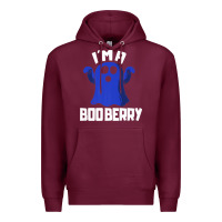 Burgundy Boo Berry Halloween Funny Blueberry for Berries Fans Premium Premium Hoodie - lanVoArt