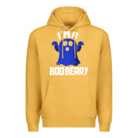 Mustard Boo Berry Halloween Funny Blueberry for Berries Fans Premium Premium Hoodie - lanVoArt